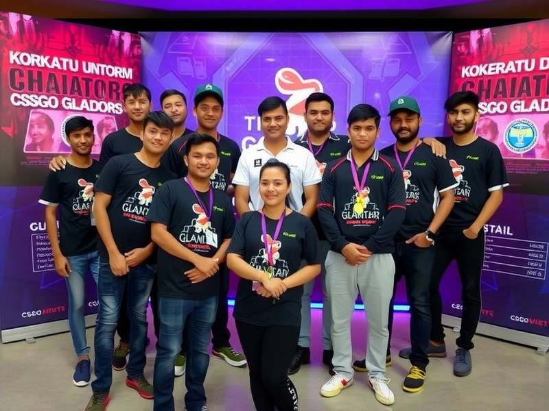 Kolkata CSGO Gladiators Official Team Photo Kolkata CSGO Gladiators Team Photo